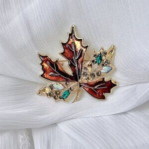 🍏50% OFF/3+...Autumn Leaf Brooch/Pendant